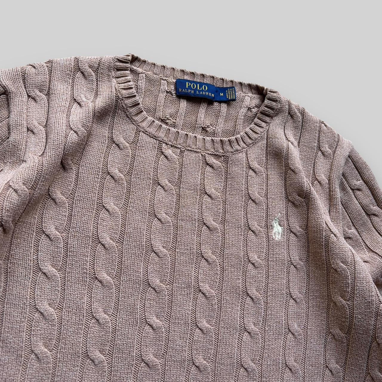 Women's Polo Ralph Lauren Cable Knitted Jumper (Medium)
