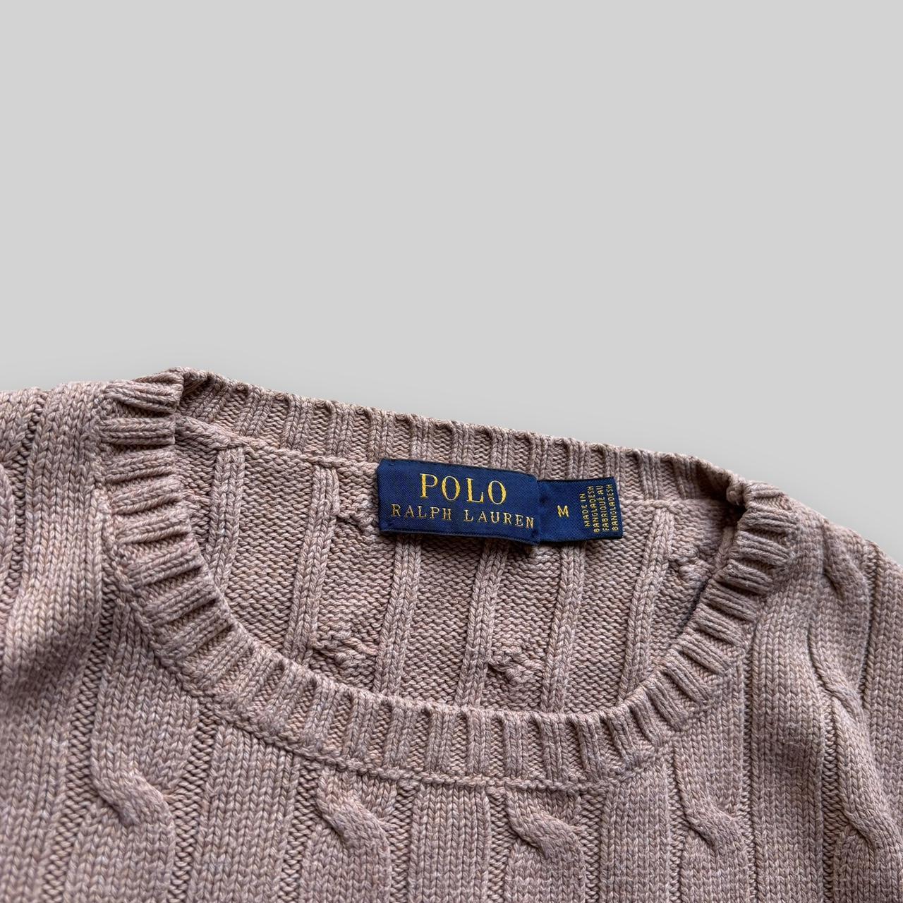 Women's Polo Ralph Lauren Cable Knitted Jumper (Medium)