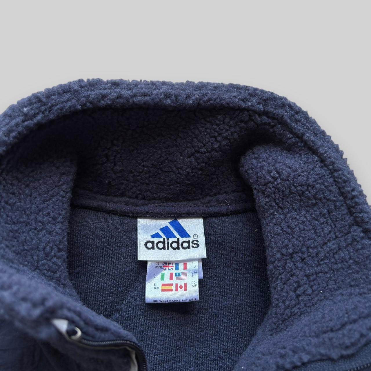 Vintage Adidas Quarter Zip Fleece (Medium)