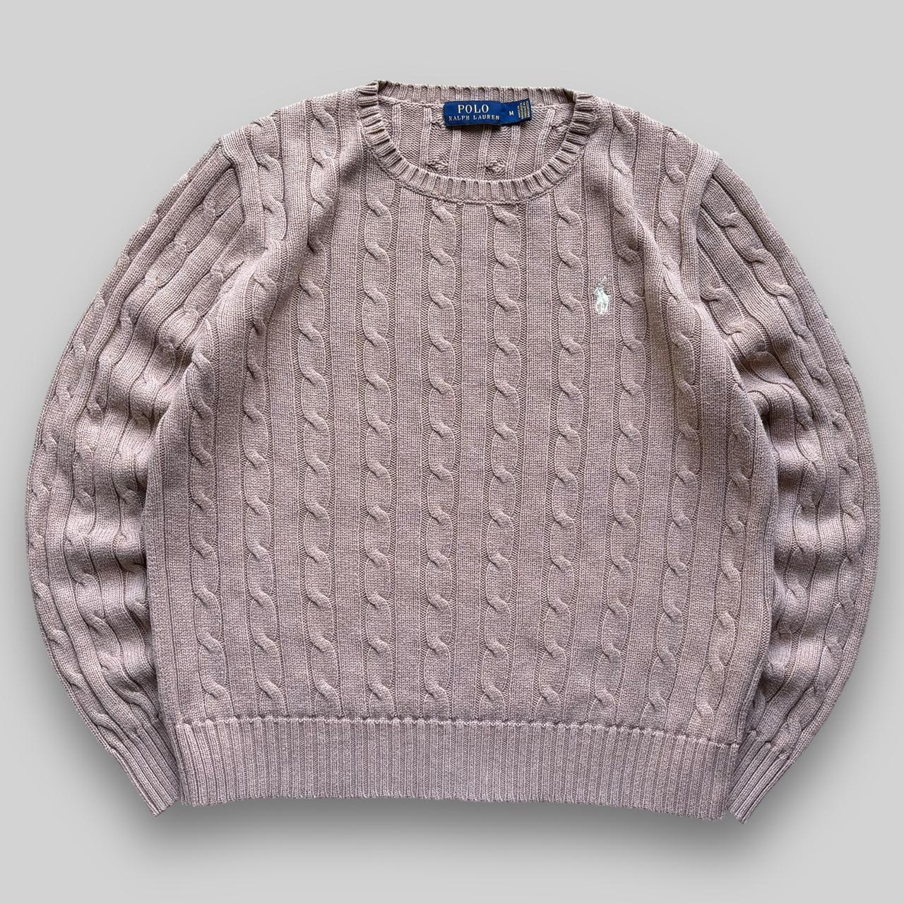 Women's Polo Ralph Lauren Cable Knitted Jumper (Medium)