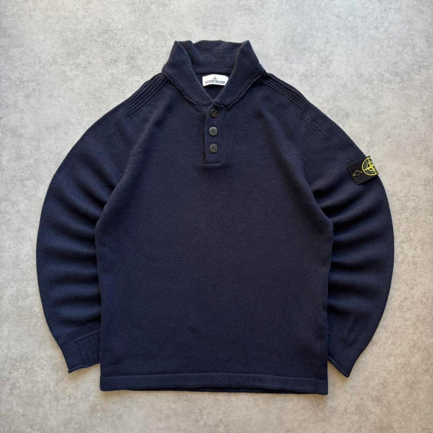 Stone Island Jumper Navy (Large)
