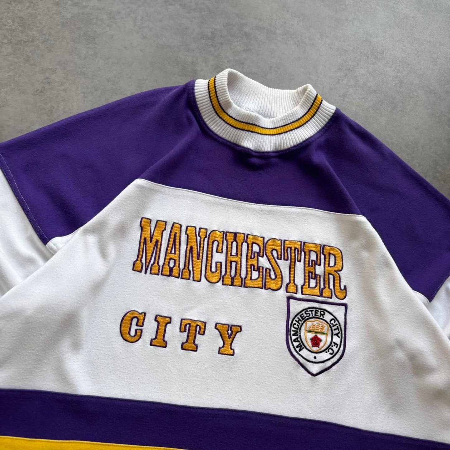 Man City Sweatshirt White (Large)