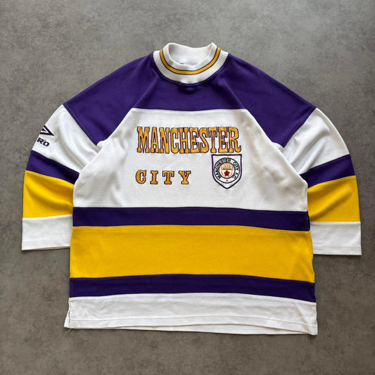 Man City Sweatshirt White (Large)