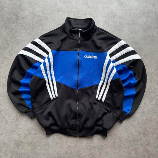 Vintage Adidas Track Jacket Black (Large)