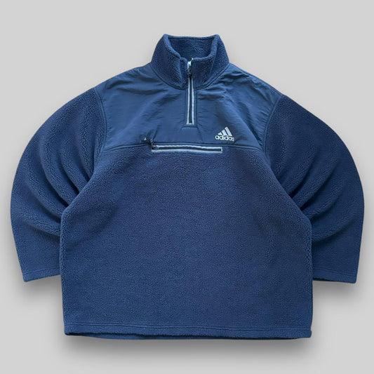Vintage Adidas Quarter Zip Fleece (XL)