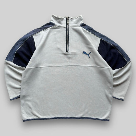 Vintage Puma Quarter Zip Jumper (Large)