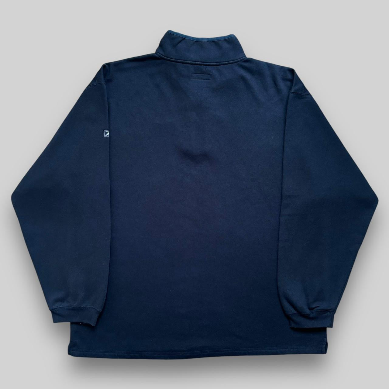 Vintage Reebok Essentials Quarter Zip Jumper (XL)