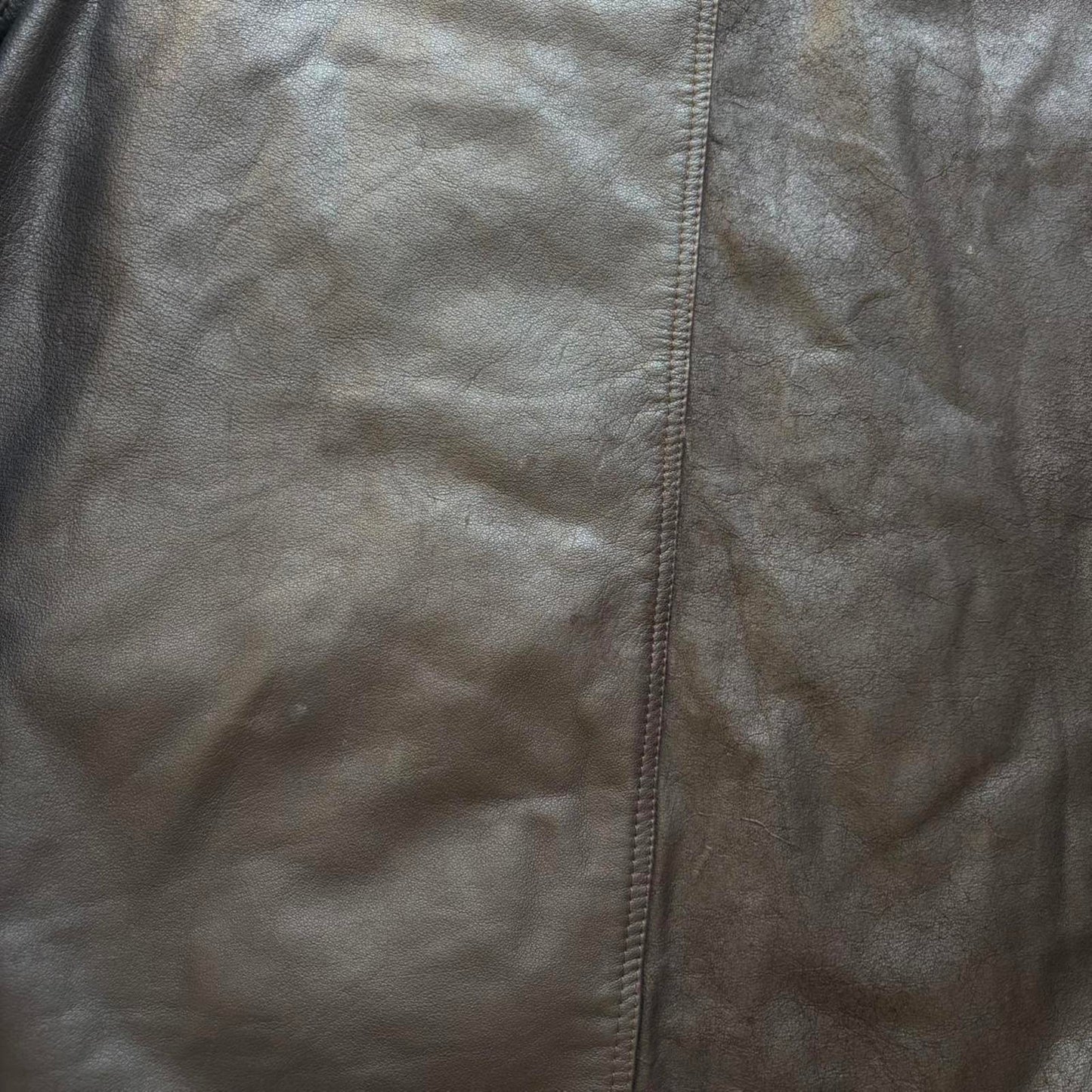 Quiksilver Leather Jacket (XL)