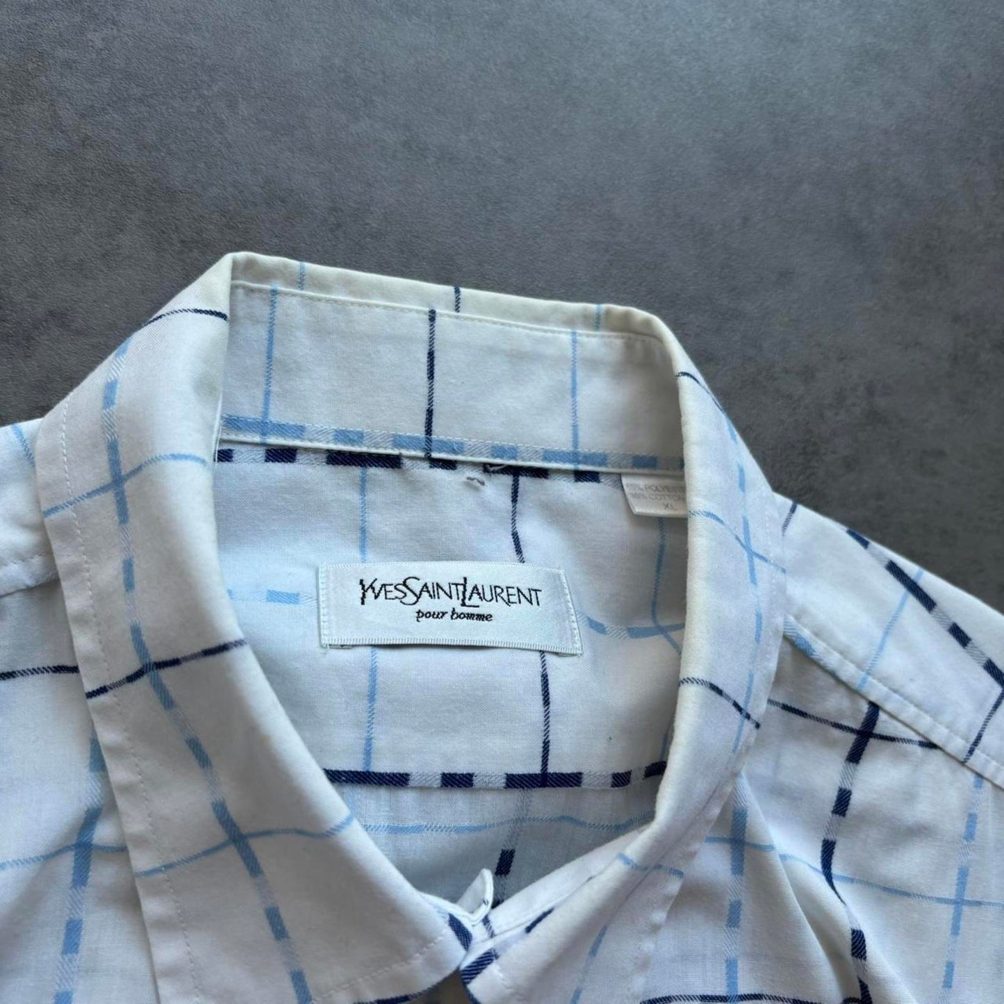 YSL Plaid Shirt (XL)