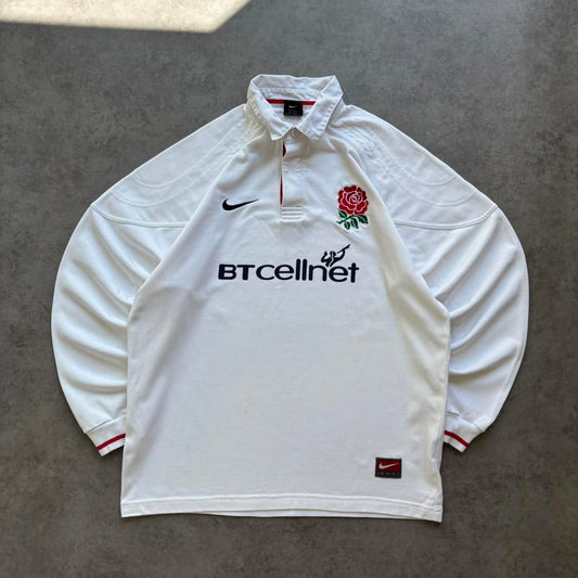 England Rugby Polo White (Medium)