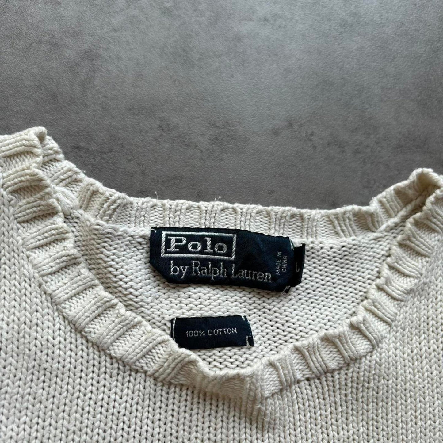 Ralph Lauren Knit White (Large)